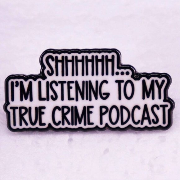 💚 2 for $20 💚 True Crime Podcast - Murderino - Novelty Enamel Pin - Picture 1 of 10
